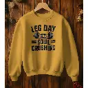 Martand leg day : Unisex gym sweatshirt