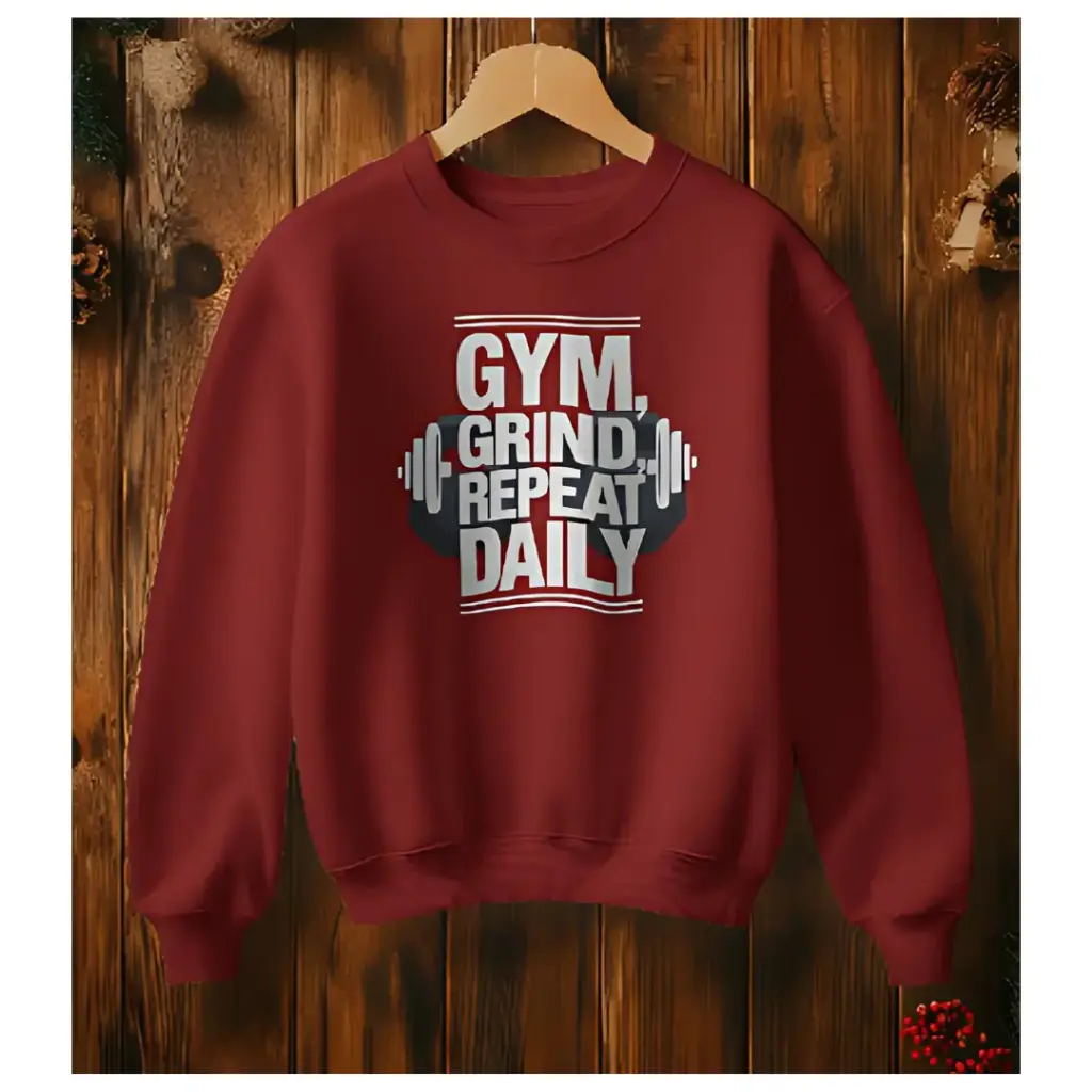 Martand gym, grind, repeat : Unisex sweatshirt