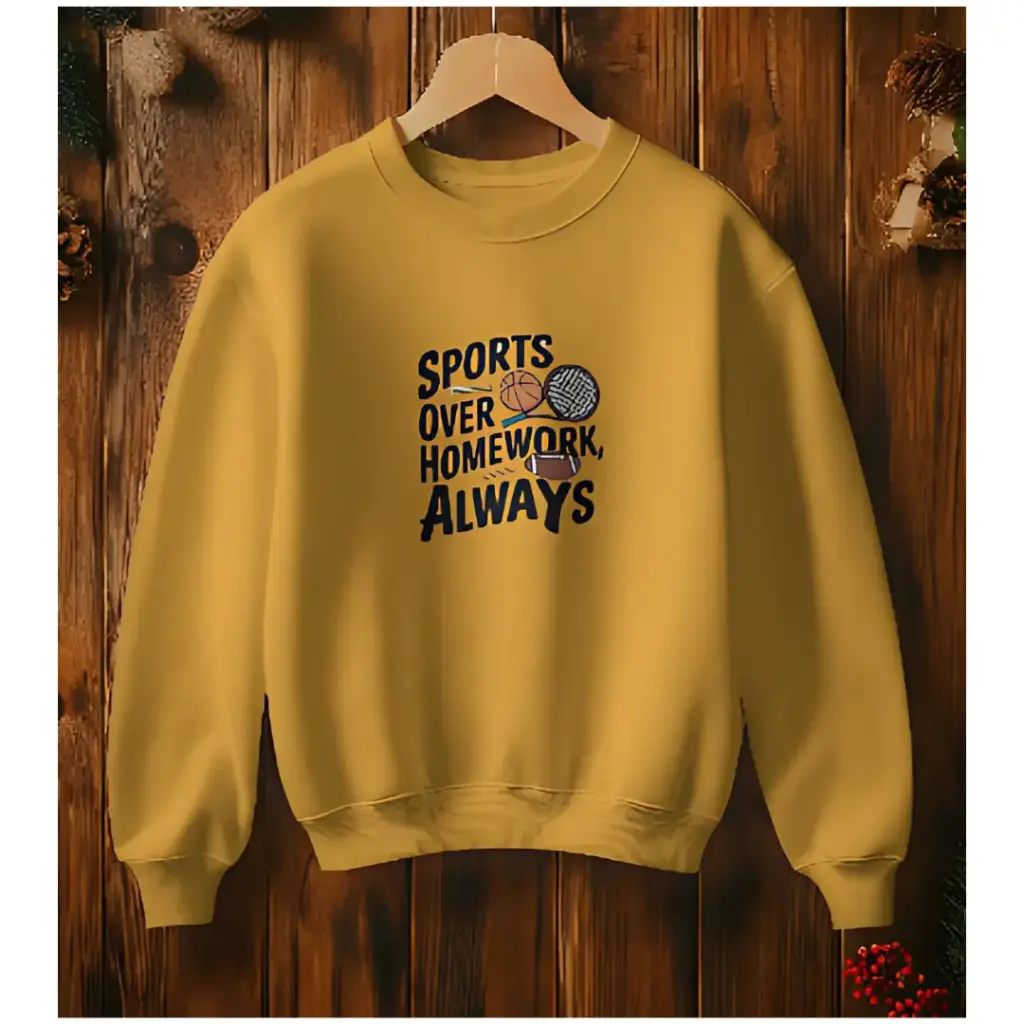 Martand sports over homework : Simple unisex sweatshirt