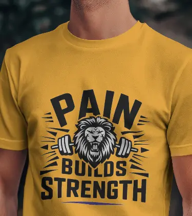 Martand pain builds strength : Men's t-shirt