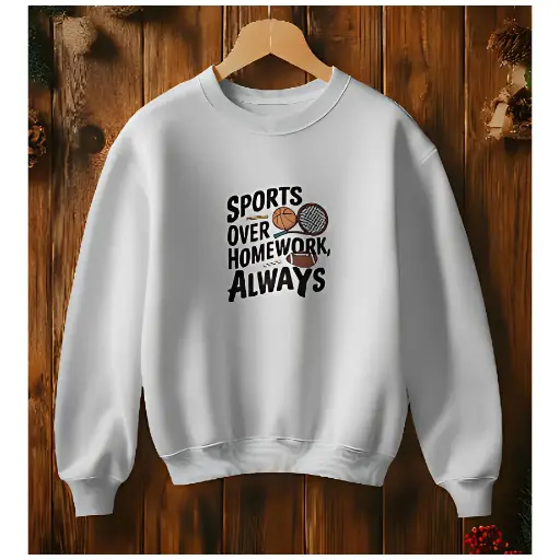 Martand sports over homework : Simple unisex sweatshirt