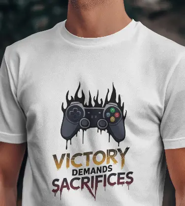 Martand victory demands sacrifices : Men's gaming t-shirt