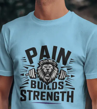 Martand pain builds strength : Men's t-shirt