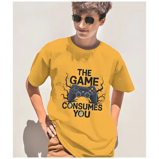 Martand game consumes you : Unisex oversized t-shirt for gamers