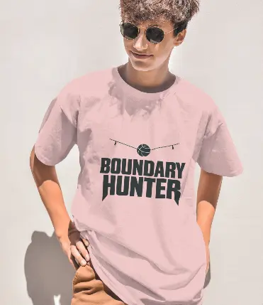 Martand boundary hunter : Oversized t-shirt for cricket lovers